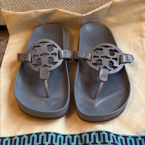 Tory Burch Miller Sandal Cloud Blue
